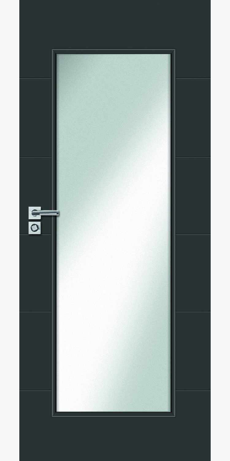 Simple Black - 01-Sisäovi-Sempre® sisustusovet-Musta - RAL9005-Sempre® sisustusovet